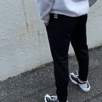 THREE  logo sweat pants
