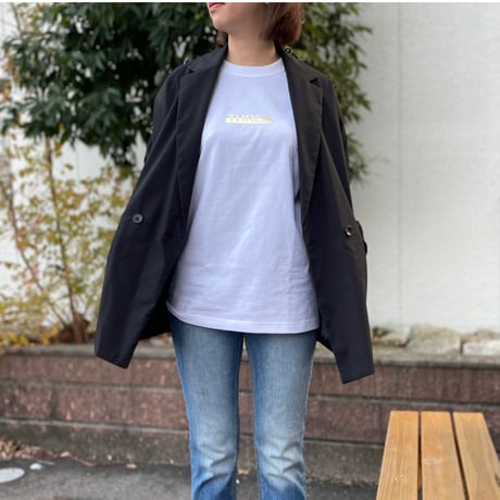 Gold Logo long sleeve(White)