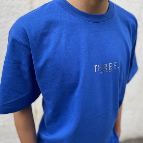 Silver logo T-shirt［Royal blue］