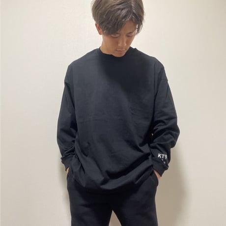 KT9×THREE long sleeve(Black)