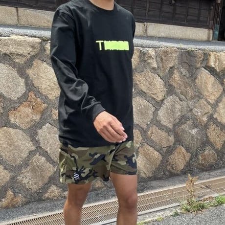 THREE Neon long sleeve(Black)
