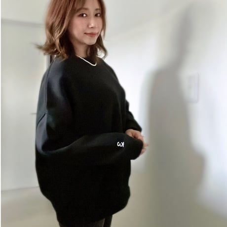 《再入荷可》THREE  sweat(Black)