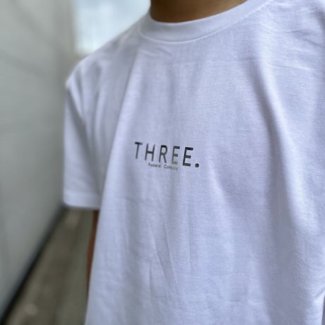 Silver logo T-shirt［white］