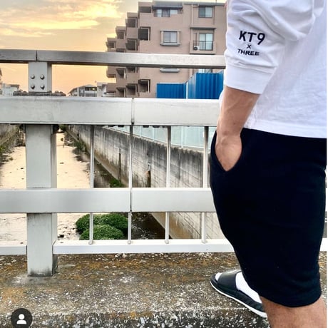 KT9×THREE long sleeve(White)