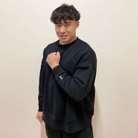 《再入荷可》THREE  sweat(Black)