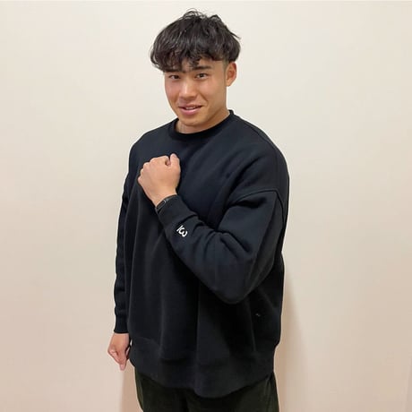 《再入荷可》THREE  sweat(Black)
