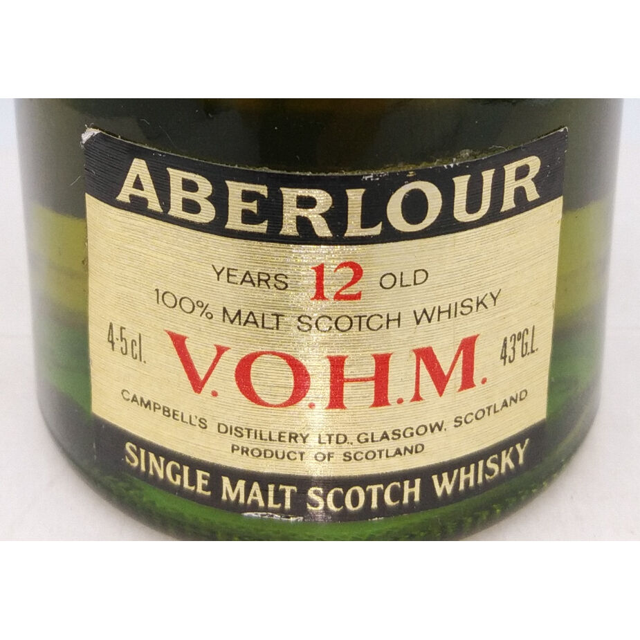 特級 アベラワー VOHM 12年 ABERLOUR V.O.H.M. 12years old 特級 アベラワー VOHM 12年 ABERLOUR V.O.H.M. 12years old