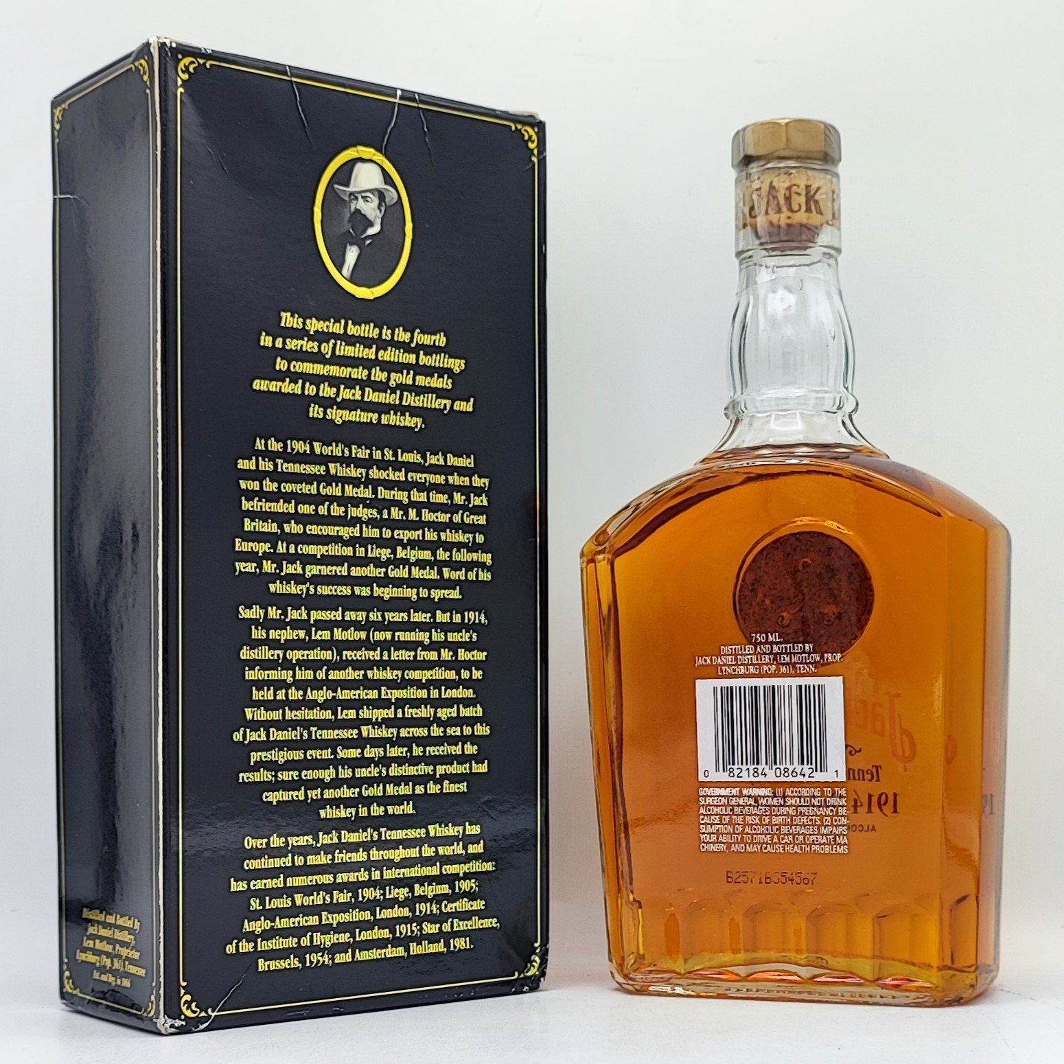 Jack Daniel's 1914 Gold Medal London,England SP