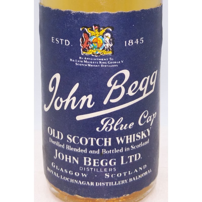 ジョンベッグ ブルーキャップ John Begg Blue Cap OLD SCOTCH WH...