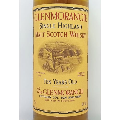 グレンモーレンジ 10年　GLENMORANGIE DISTILLERS FOR 150YEARS  SESQUICENTENNIAL 1843-1993