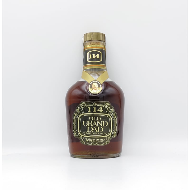 バイセルアメリカンウイスキーOLD GRANDAD 114 金ラベル 750ml