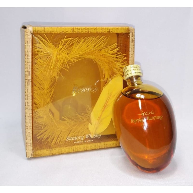 サントリーウイスキー卵型ボトル サントリーウイスキー リザーブ 〈タマゴ型ボトル〉 Suntory