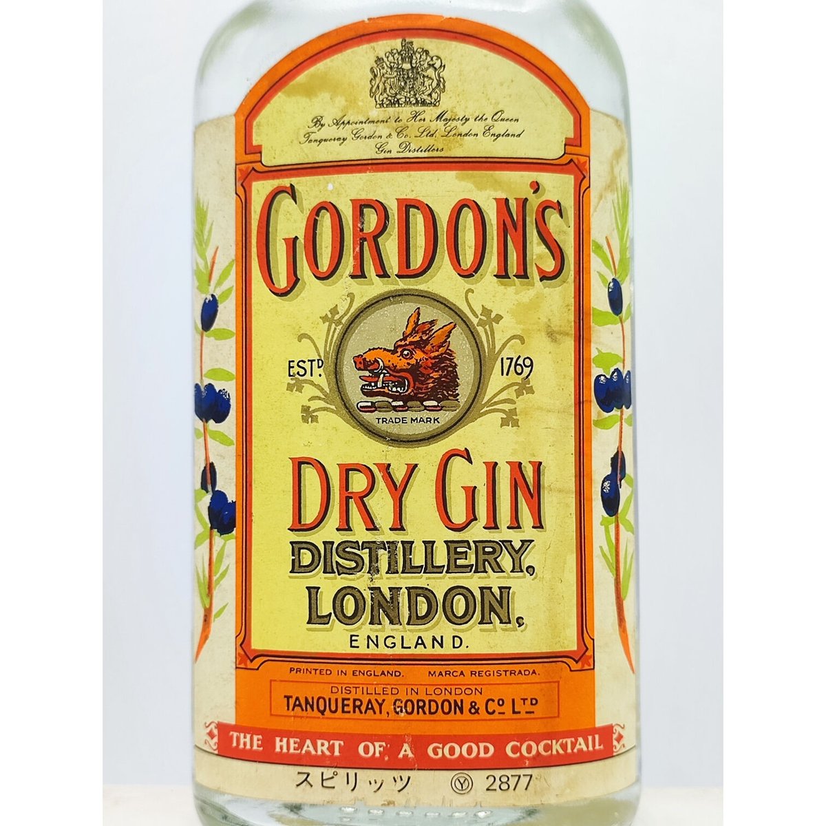 従価 ゴードン ロンドン ドライ ジン GORDON'S LONDON DRY GIN 従価 ゴードン ロンドン ドライ ジン GORDON'S LONDON DRY GIN