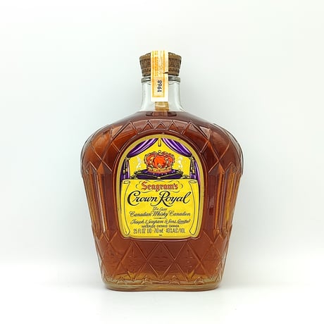 クラウンローヤル 1968　Seagram's Crown Royal 10-30years old De Luxe 1968 Canadian Whisky