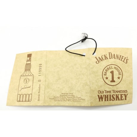 ジャックダニエル バレルハウス1　JACK DANIEL'S BARREL HOUSE1 OLD TIME TENNESSEE WHISKEY 【Batch No.B-001】