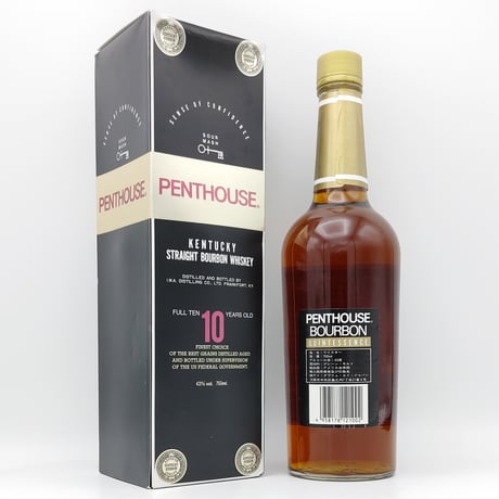 ペントハウス 10年　PENTHOUSE 10years old SENSE OF CONFIDENCE SOUR MASH KENTUCKY STRAIGHT BOURBON WHISKEY