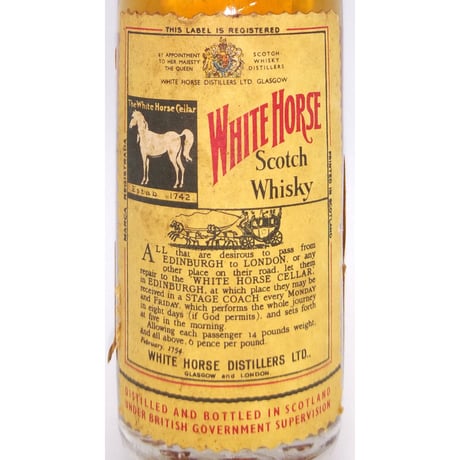 特級 ホワイトホース　WHITE HORSE Scotch Whisky