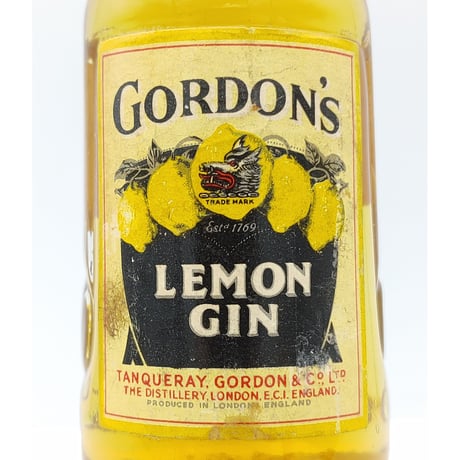 ゴードン レモン ジン ティンキャップ　GORDON'S LEMON GIN TIN CAP