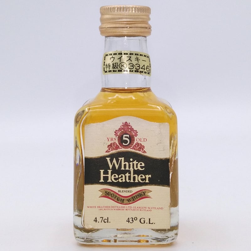 特級 ホワイトヘザー 5年 White Heather 5years old SCOTCH W 特級 ホワイトヘザー 5年 White Heather 5years old SCOTCH W
