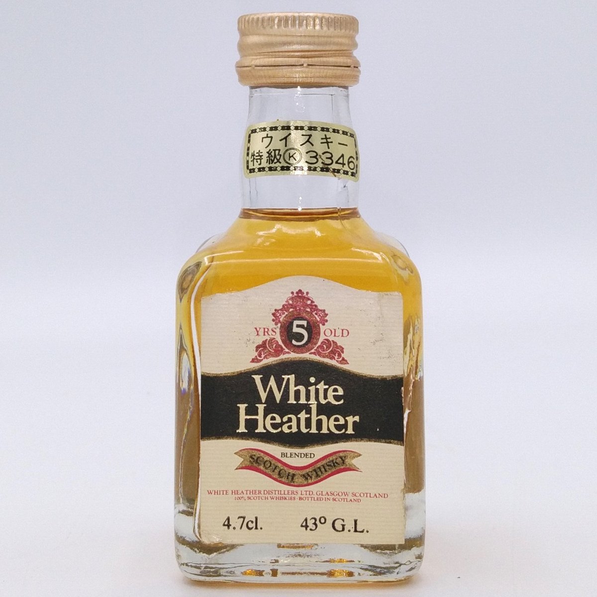 特級 ホワイトヘザー 5年 White Heather 5years old SCOTCH W...