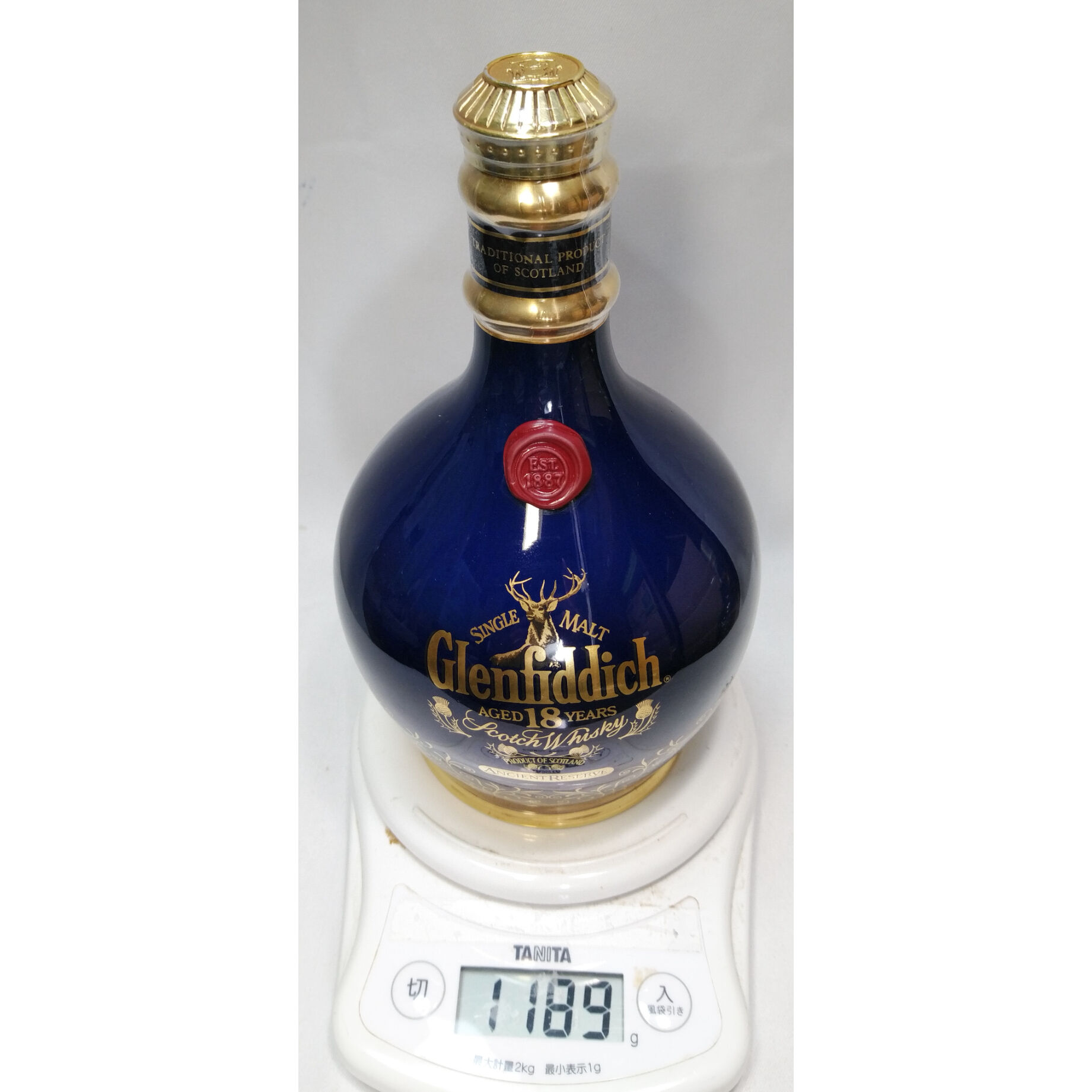 グレンフィディック18年 エンシェントリザーブ Glenfiddich 18years old
