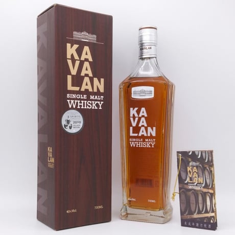 カバラン シングルモルト　KAVALAN SINGLE MALT WHISKY SAN FRANCISCO WORLD SPIRITS COMPETITION 2010 SILVER MEDAL