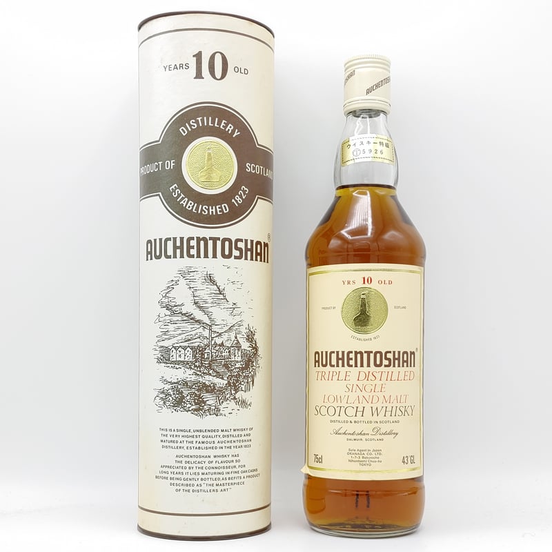 特級 オーヘントッシャン 10年 AUCHENTOSHAN 10years old TRIPL 特級 オーヘントッシャン 10年 AUCHENTOSHAN 10years old TRIPL