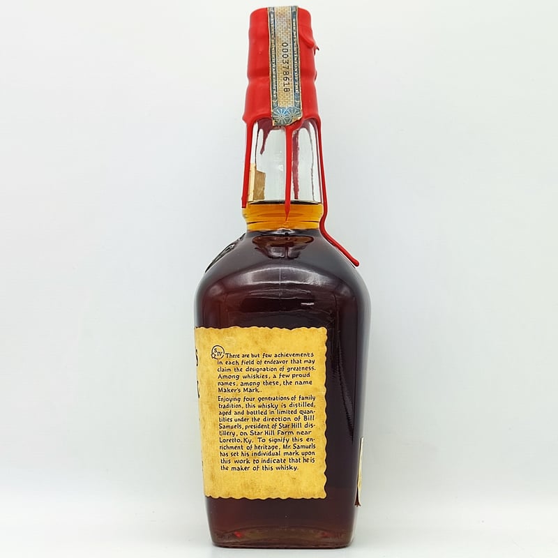 特級 メーカーズマーク Maker's Mark Old Style Sour Mash BO 特級 メーカーズマーク Maker's Mark Old Style Sour Mash BO