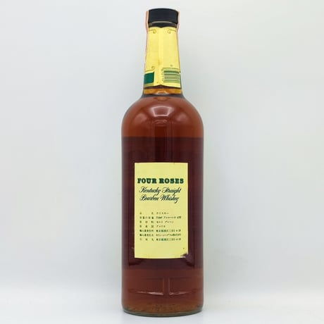 特級 フォアローゼズ 6年　Four Roses 6years old KENTUCKY STRAIGHT BOURBON WHISKEY