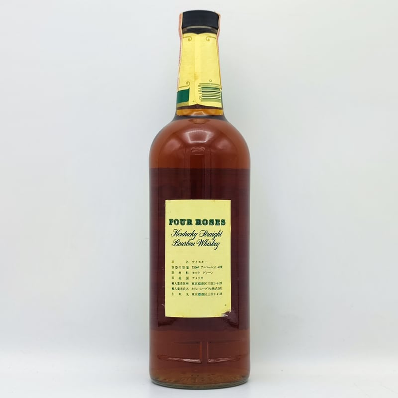 Four Roses 6years old KENTUCKY 43度　750ml