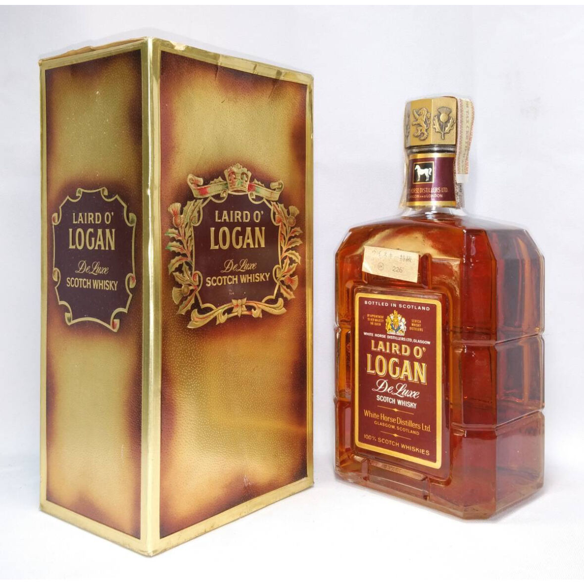 希少 LAIRD O´ LOGAN De Luxe SCOTCH WHISKY レアード ローガン