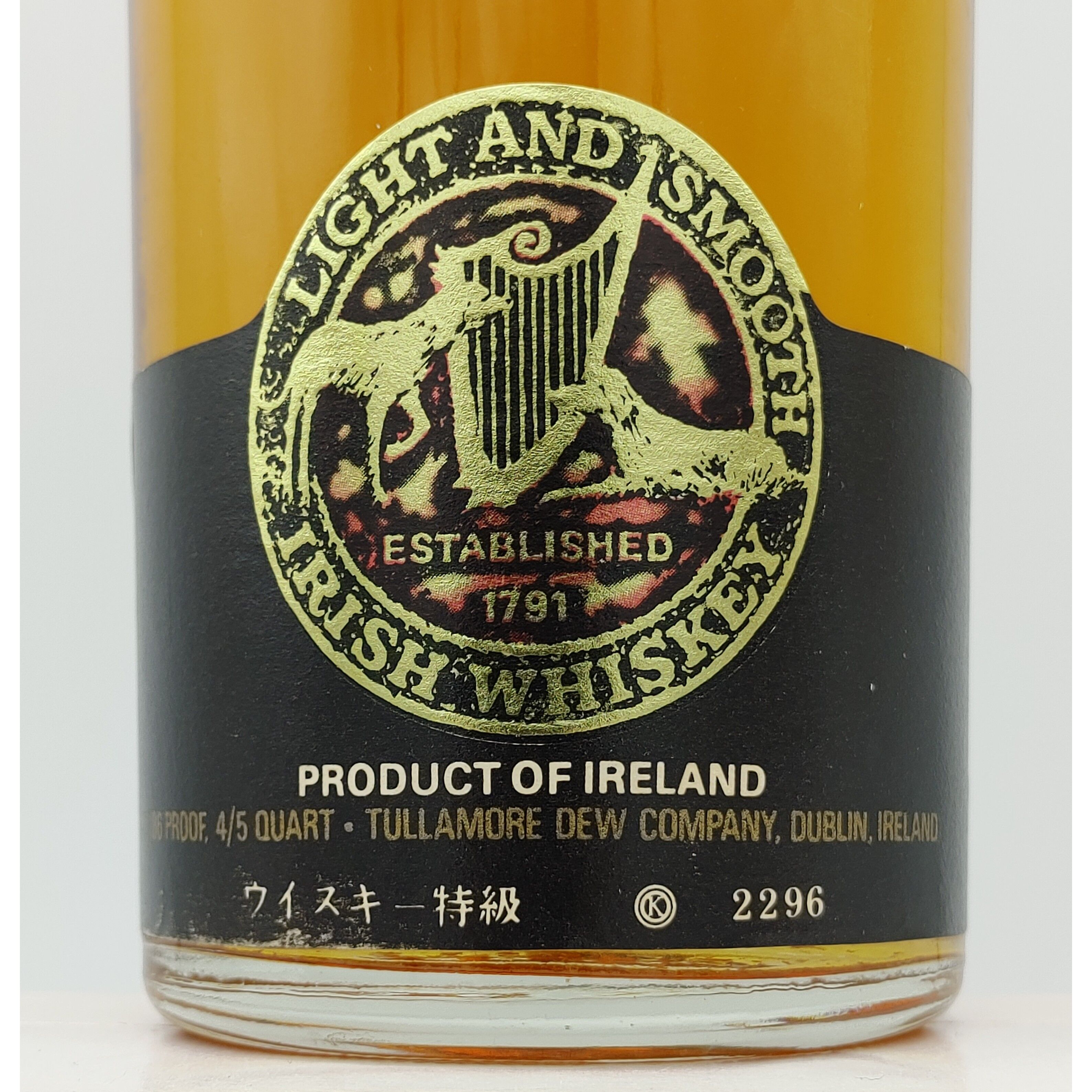 特級 タラモア デュー Tullamore dew BLENDED IRISH WHISKEY