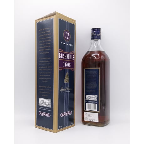 ブッシュミルズ 12年 スペシャルリザーブ　BUSHMILLS 1608 Special Reserve 12years old IRISH WHISKEY