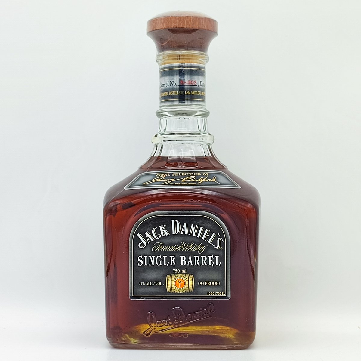 希少】ジャックダニエル シングルバレル 提携30周年記念ボトル（未開封）