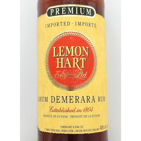 レモンハート デメララ プレミアム ラム　LEMON HART DEMERARA RUM PREMIUM