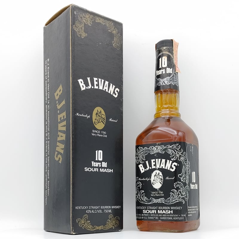 B.J.エヴァンス 10年 B.J.EVANS 10years old KENTUCKY ST B.J.エヴァンス 10年 B.J.EVANS 10years old KENTUCKY ST