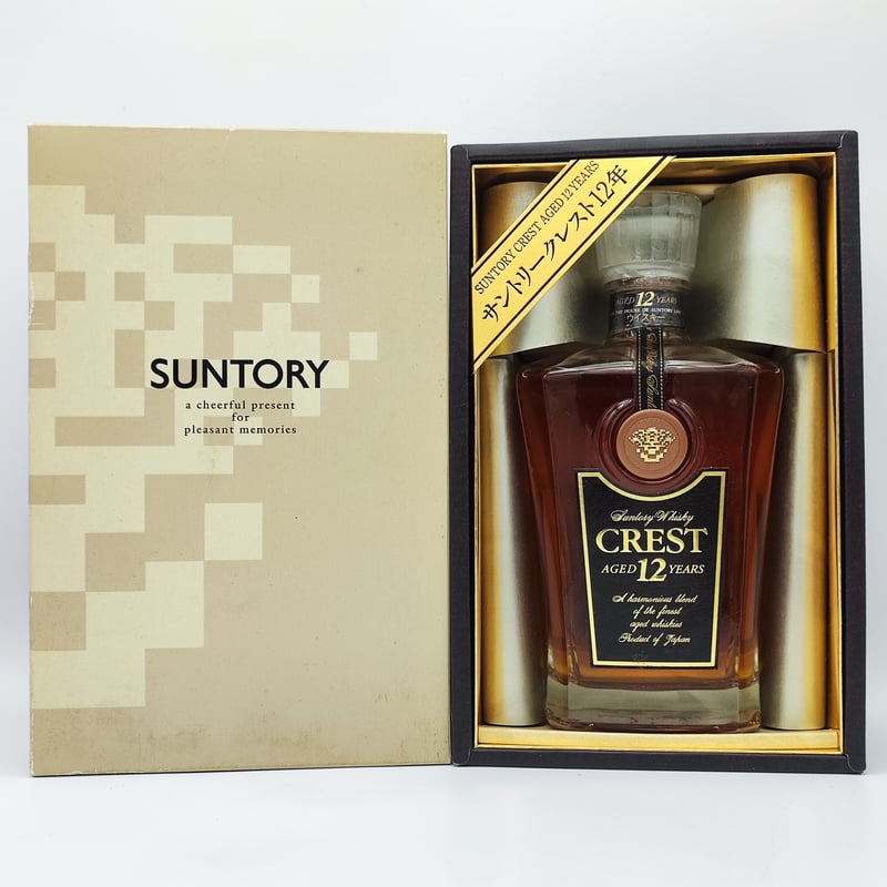 サントリー クレスト 12年 SUNTORY WHISKY CREST AGED 12 YEA...