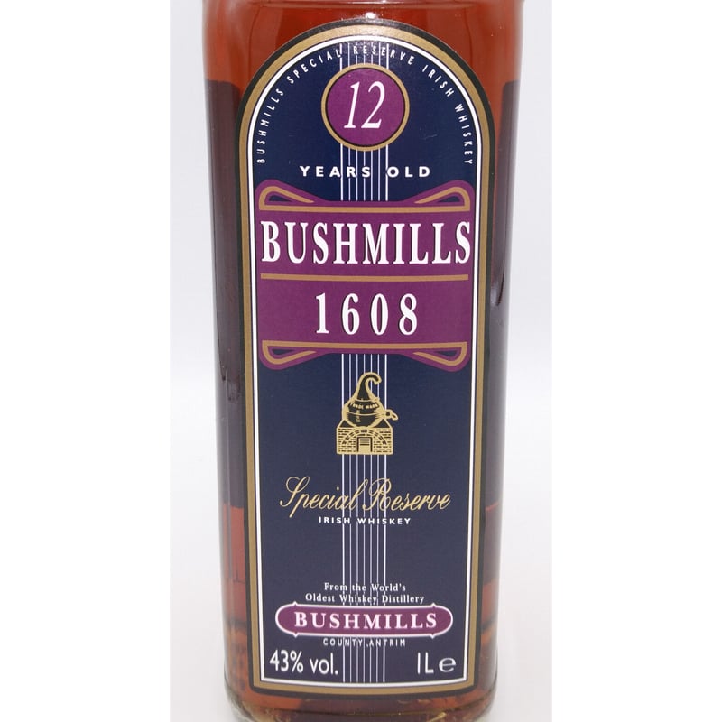 ブッシュミルズ 12年 スペシャルリザーブ BUSHMILLS 1608 Special Re