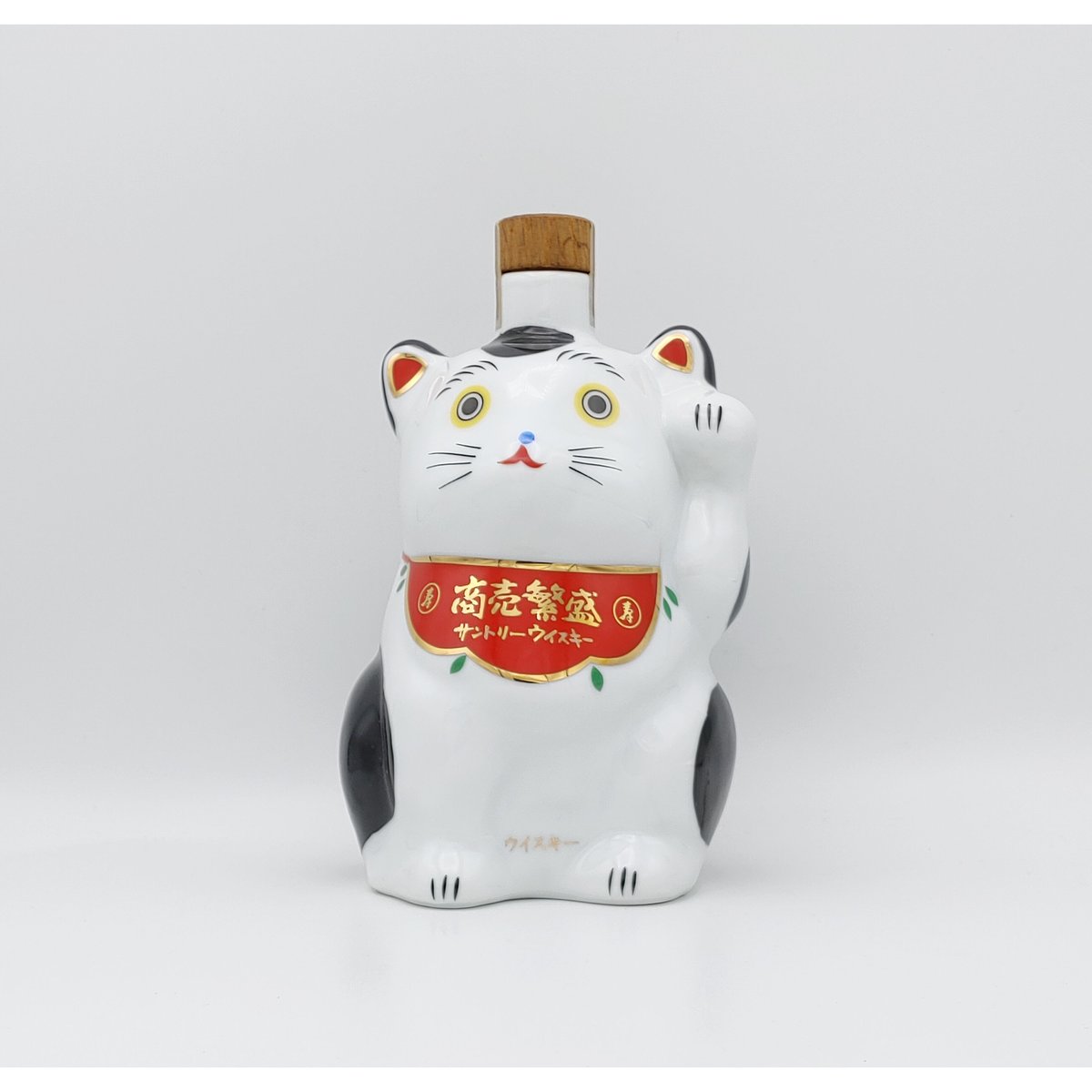 酒サントリー山崎 商売繁盛招き猫 ウイスキー 600ml