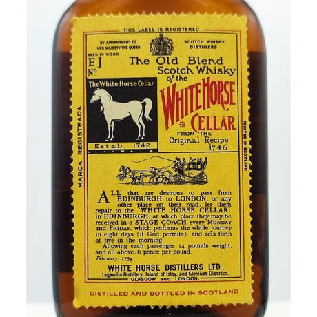 特級 ホワイトホース セラー　The Old Blend Scotch Whisky of the WHITE HORSE CELLAR FROM THE Original Recipe 1746
