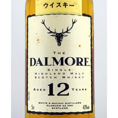 ダルモア 12年　THE DALMORE 12years old SINGLE HIGHLAND MALT SCOTCH WHISKY