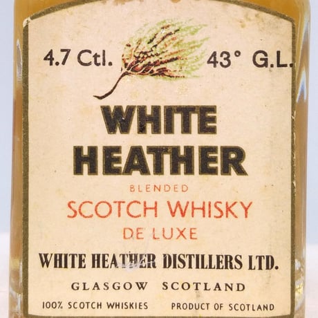 特級 ホワイトヘザー デラックス　WHITE HEATHER DE LUXE SCOTCH WHISKY