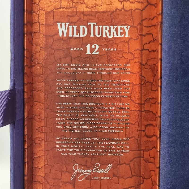 ワイルドターキー 12年 WILD TURKEY 12years old DISTILLER'