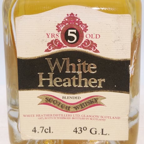 特級 ホワイトヘザー 5年　White Heather 5years old SCOTCH WHISKY