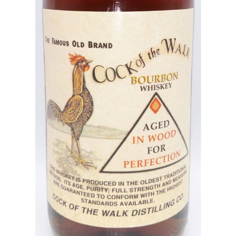COCK of the WALK 20years old THE FAMOUS OLD BRAND BOURBON WHISKEY AGED IN WOOD FOR PERFECTION