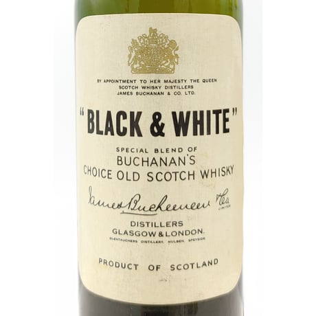 特級 ブラック＆ホワイト　BLACK & WHITE SPECIAL BLEND OF BUCHANAN'S CHOICE OLD SCOTCH WHISKY