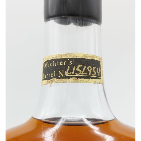 ミクターズ 10年 シングルバレル　MICHTER'S 10years old SINGLE BARREL BOURBON WHISKEY【Barrel No.L15L954】