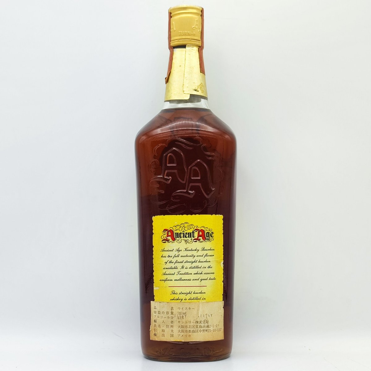 古酒　Ancient Age　バーボンウイスキー 特級 エンシェントエイジ Ancient Age Kentucky Straight Bour