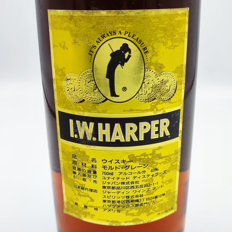 I.Wハーパー ゴールドメダル I.W.HARPER GOLD MEDAL KENTUCKY I.Wハーパー ゴールドメダル I.W.HARPER GOLD MEDAL KENTUCKY
