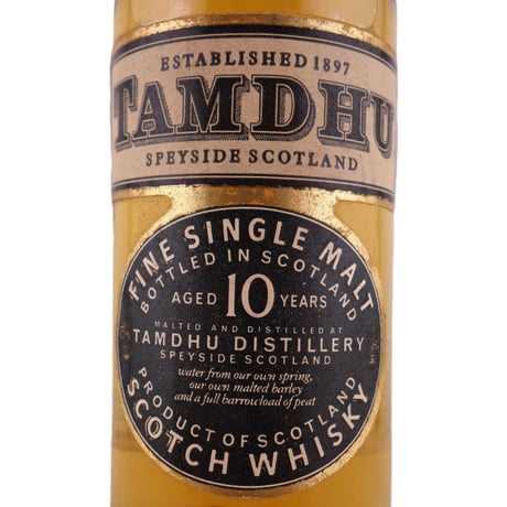 タムデュー 10年　TAMDHU 10years old FINE SINGLE MALT SCOTCH WHISKY